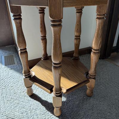 Pentagonal Wooden Side Table (D-HS)