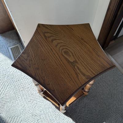 Pentagonal Wooden Side Table (D-HS)