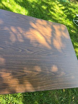 Folding wood grain table - no chairs