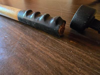 Electric weed eater, Loppers, and a bow saw