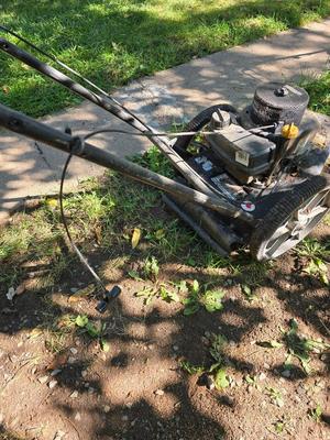 Toro GTS 6.5 lawn mower and Yard Machine 18" String trimming mower