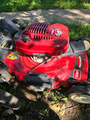 Toro GTS 6.5 lawn mower and Yard Machine 18" String trimming mower