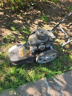Toro GTS 6.5 lawn mower and Yard Machine 18" String trimming mower