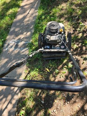 Toro GTS 6.5 lawn mower and Yard Machine 18" String trimming mower