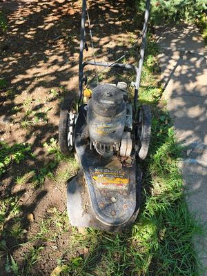 Toro GTS 6.5 lawn mower and Yard Machine 18" String trimming mower