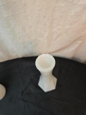 Milk Glass vases, bowls, and dishware