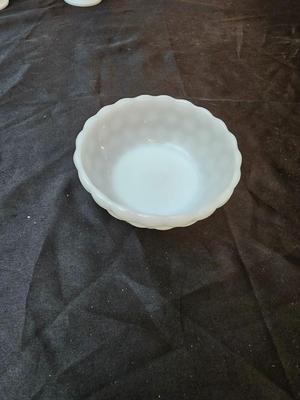 Milk Glass vases, bowls, and dishware