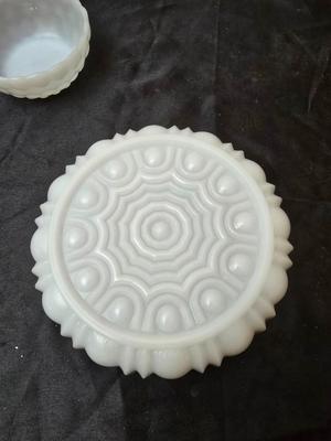 Milk Glass vases, bowls, and dishware