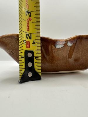 Signed Studio Pottery Bowl with Cross Motif