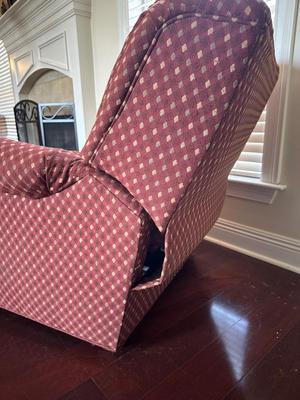 Fairfield Upholstered Chair & Ottoman (See Details)