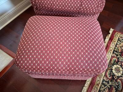Fairfield Upholstered Chair & Ottoman (See Details)