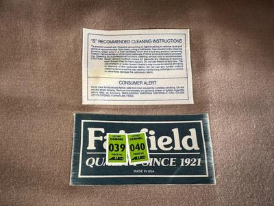 Fairfield Upholstered Chair & Ottoman (See Details)