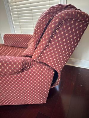 Fairfield Upholstered Chair & Ottoman (See Details)