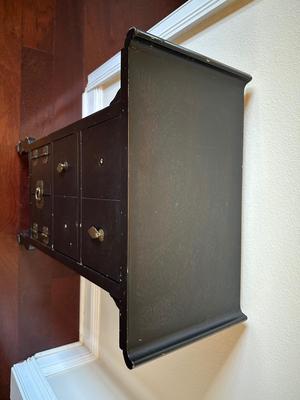Asian-Style Black Lacquer Cabinet