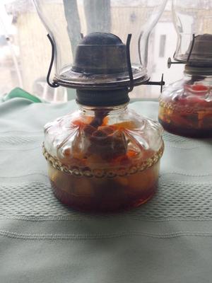 TWO HURRICAN OIL LAMPS