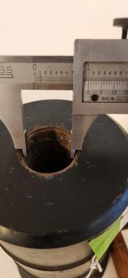 Vintage Thunder Mug Cannon Signal Cannon Black Powder 8" Tall 28.4 Lbs