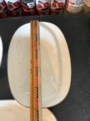 Sale Photo Thumbnail #2502: 12 dinner plates 12 bowls 12 plates 12 bread plates 12 small bowls