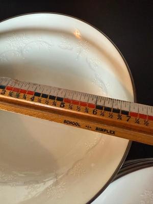 Sale Photo Thumbnail #2494: 12 dinner plates 12 bowls 12 plates 12 bread plates 12 small bowls
