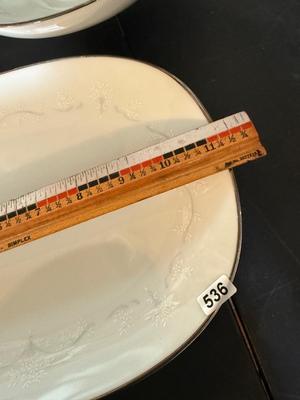 Sale Photo Thumbnail #2503: 12 dinner plates 12 bowls 12 plates 12 bread plates 12 small bowls