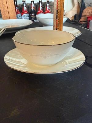 Sale Photo Thumbnail #2508: 12 dinner plates 12 bowls 12 plates 12 bread plates 12 small bowls