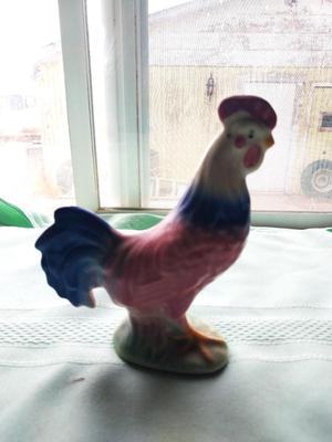 ROOSTER MATCH HOLDER-APPLE HOLDER AND ROOSTER FIGURINE
