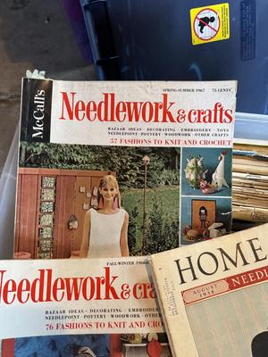 VINTAGE SEWING PATTERNS AND CRAFT INSTRUCTION PAMPHLETS