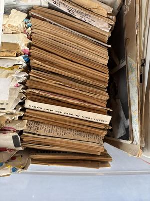 VINTAGE SEWING PATTERNS AND CRAFT INSTRUCTION PAMPHLETS