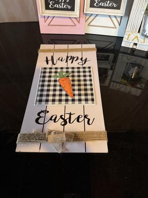 NEW FLUFFY BUNNY NIGHT LIGHTS AND OTHER EASTER DECORATIONS