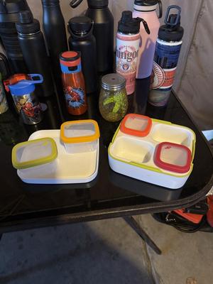 TRAVEL CUPS FOR EVERYONE! POPSICLE MAKER AND TO GO FOOD STORAGE CONTAINERS