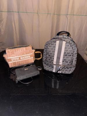 MICHAEL KORS BACKPACK & STEVE MADDEN PURSE