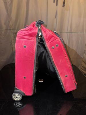 HANDMADE TABLECLOTH & SKYWAY SUITCASE