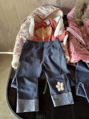 GIRLS SIZE 4 JACKETS, JEANS AND SHIRTS