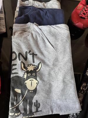 MEN'S SHIRTS (L) SHOES AND HOODIE