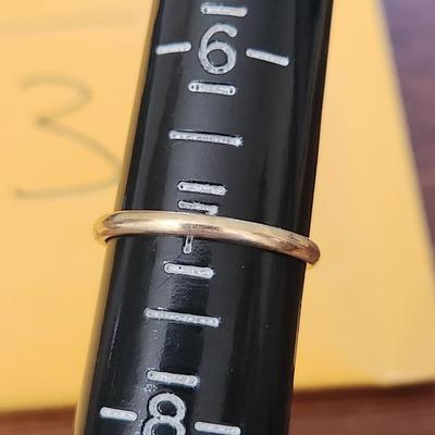 14k Ring Lot - 4.9 grams total lot weight size 4,7,7