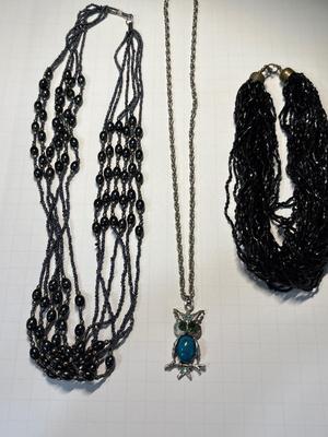 3 necklaces