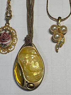 Gold-tone necklaces (incl Lia Sophia)