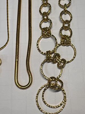 Gold-tone necklaces (incl Lia Sophia)
