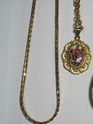 Gold-tone necklaces (incl Lia Sophia)