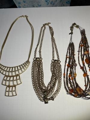 3 necklaces