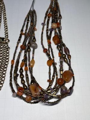 3 necklaces
