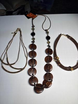 3 necklaces