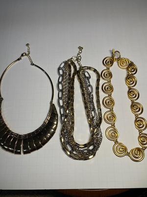 3 necklaces
