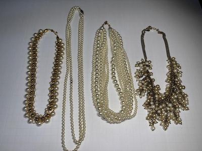 Pearl necklaces