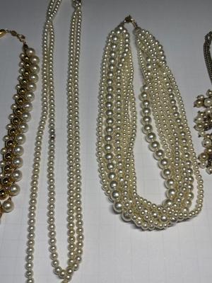 Pearl necklaces