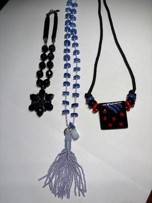 3 necklaces