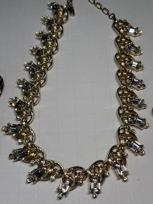 Rhinestone necklaces