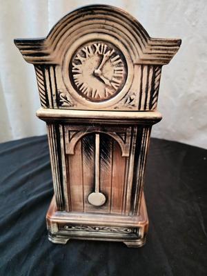 Vintage Cookie Jar Grandfather Clock by McCoy Pottery Mid Century Retro Modern
