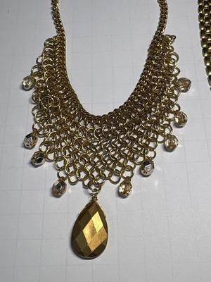 3 gold necklaces