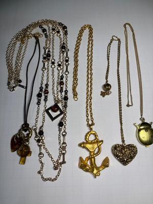 5 necklaces