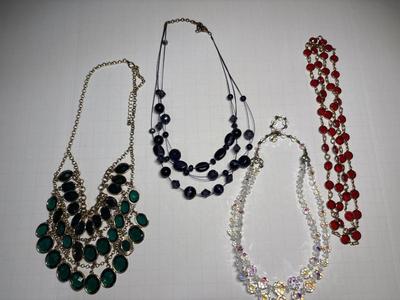 4 necklaces